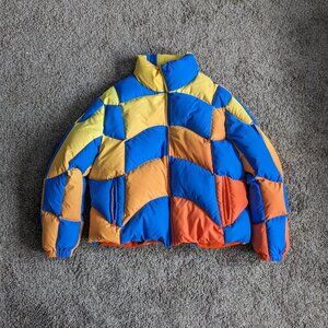 ERL PUFFER BLUE/YELLOW/ORANGE
